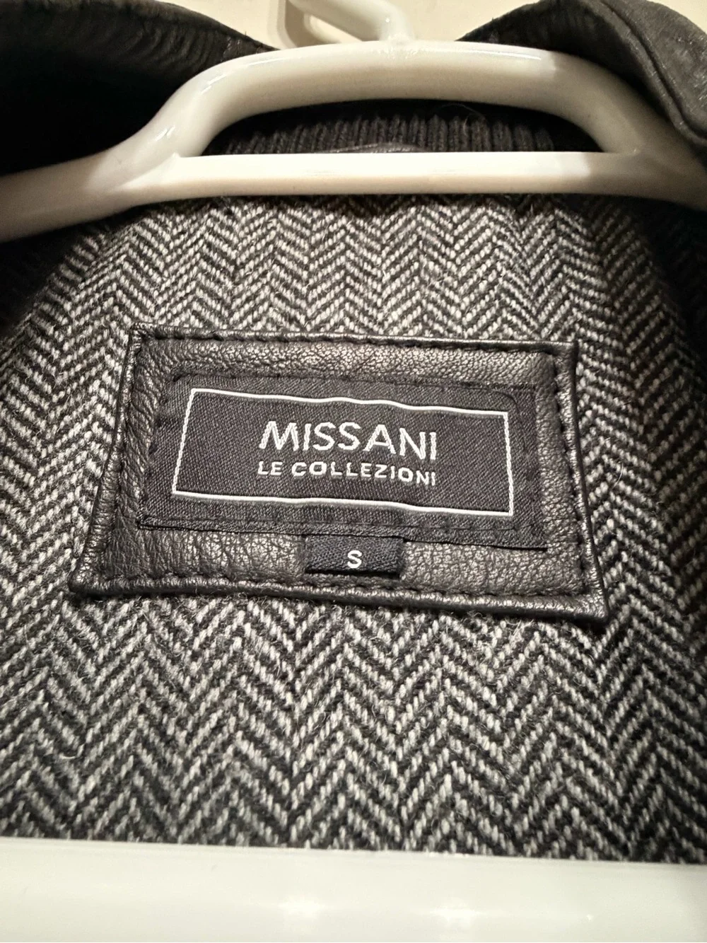 Missani Le Collezioni Men's Black Leather Jacket - Classic Zip Front - Picture 2 of 9